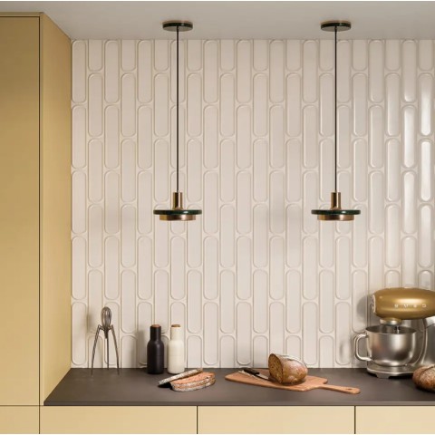 Azulejo Aquarelle O 7,5x30 de WOW. Acabado brillo | Terracerámica