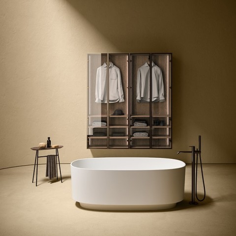 Arc es una bañera exenta de Inbani | Terracerámica