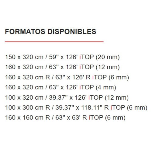 INALCO SILK MDI Great format (various formats and finishes)