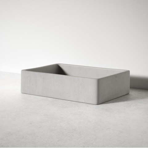 Aurora de Sira es un lavabo sobreencimera de hormigón | Terracerámica