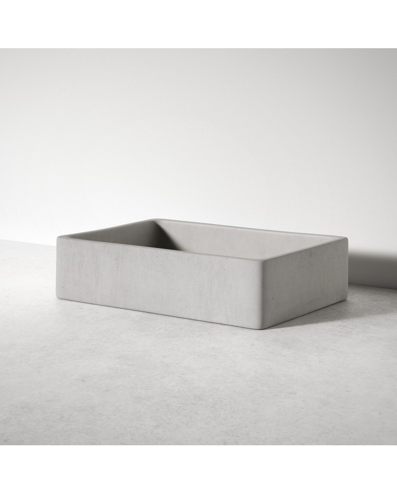 Aurora de Sira es un lavabo sobreencimera de hormigón | Terracerámica