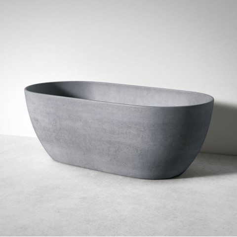 Sira Duna es una bañera exenta de hormigón en colores | Terracerámica