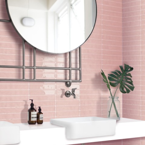 SARTORIA VERNICI BABY PINK GRES PORCELÁNICO