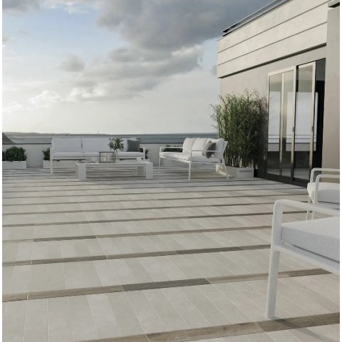 Love Affairs Aura Strip es un gres porcelánico de Wow | Terracerámica