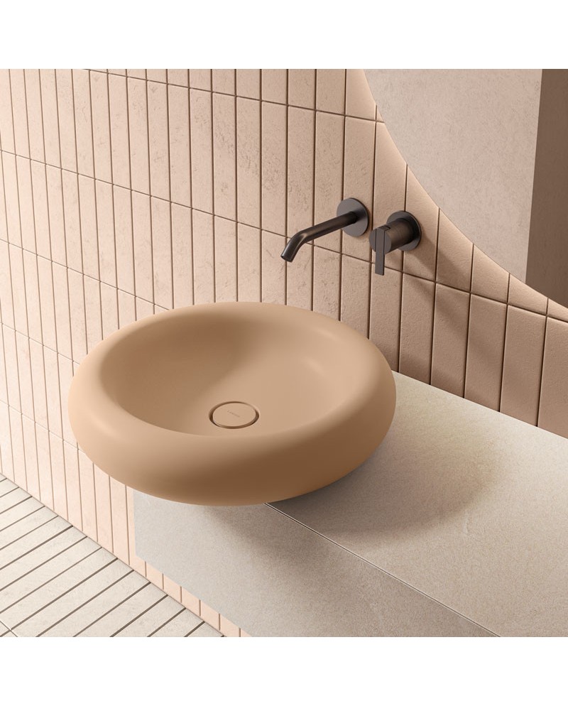 Ease de Inbani es un lavabo sobreencimera/suspendido | Terracerámica