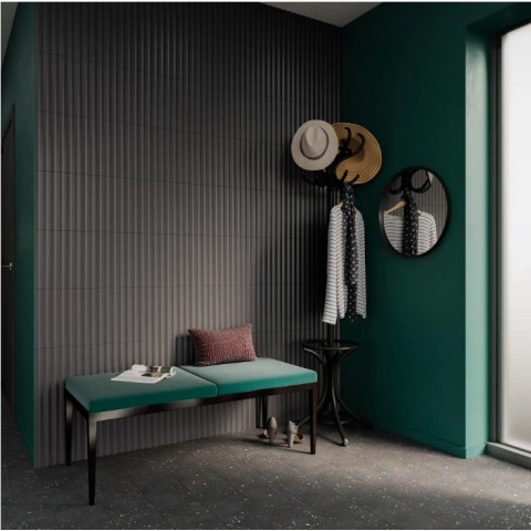 Stripes de Wow son unos azulejos de pasta blanca en 3D | Terracerámica