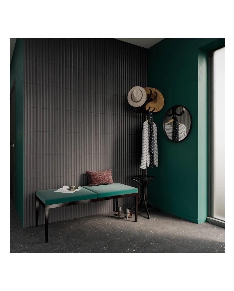 Stripes de Wow son unos azulejos de pasta blanca en 3D | Terracerámica