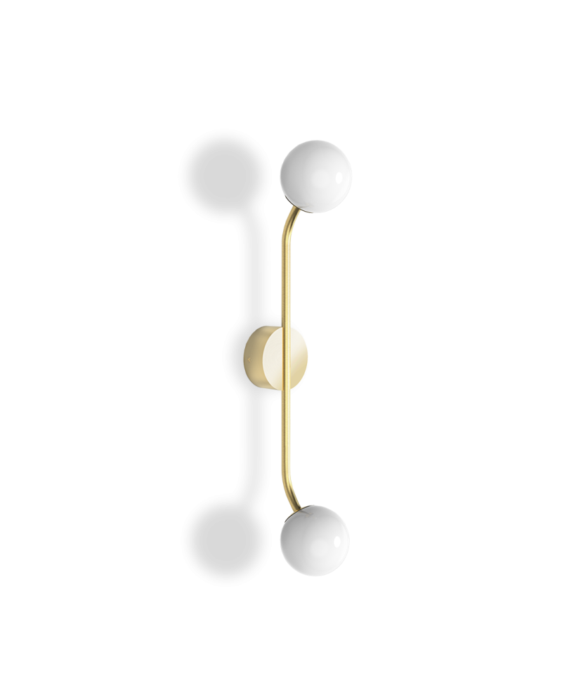 Pep Two es un aplique de luz doble de Decir Walther | Terracerámica