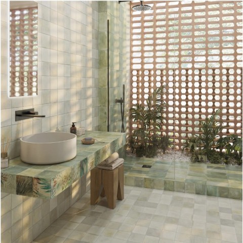 Wellness Aqua Deco es un azulejo de la marca Wow | Terracerámica