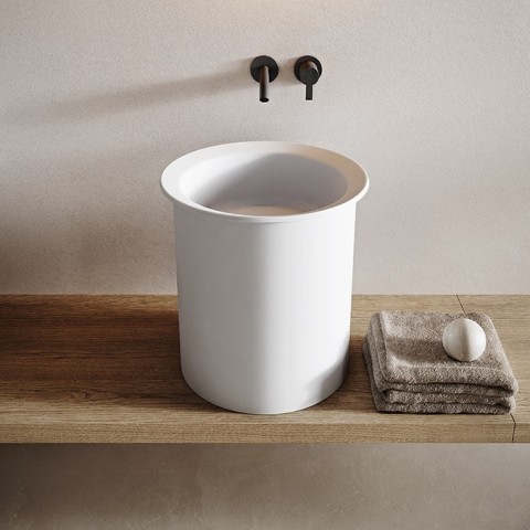 Edge45 es un lavabo sobreencimera de Inbani | Terracerámica