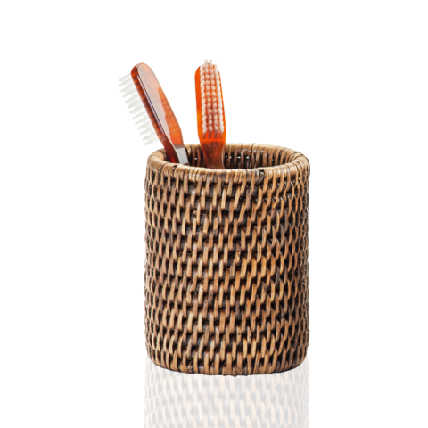 Vaso de ratán de la marca Decor Walther | Terracerámica