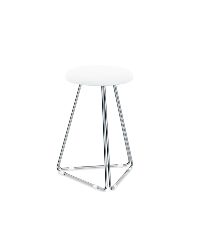 Mikado DW71 es un taburete en piel de Decor Walther | Terracerámica