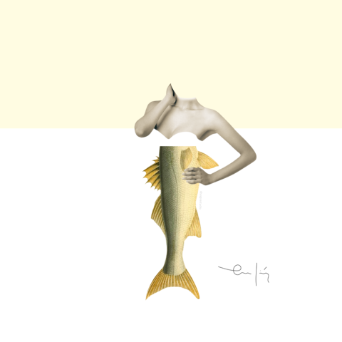 Lámina Collage en papel alta calidad by Elena Yago | Terracerámica