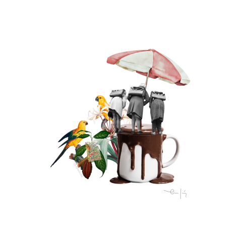 Lámina Collage en papel alta calidad by Elena Yago | Terracerámica