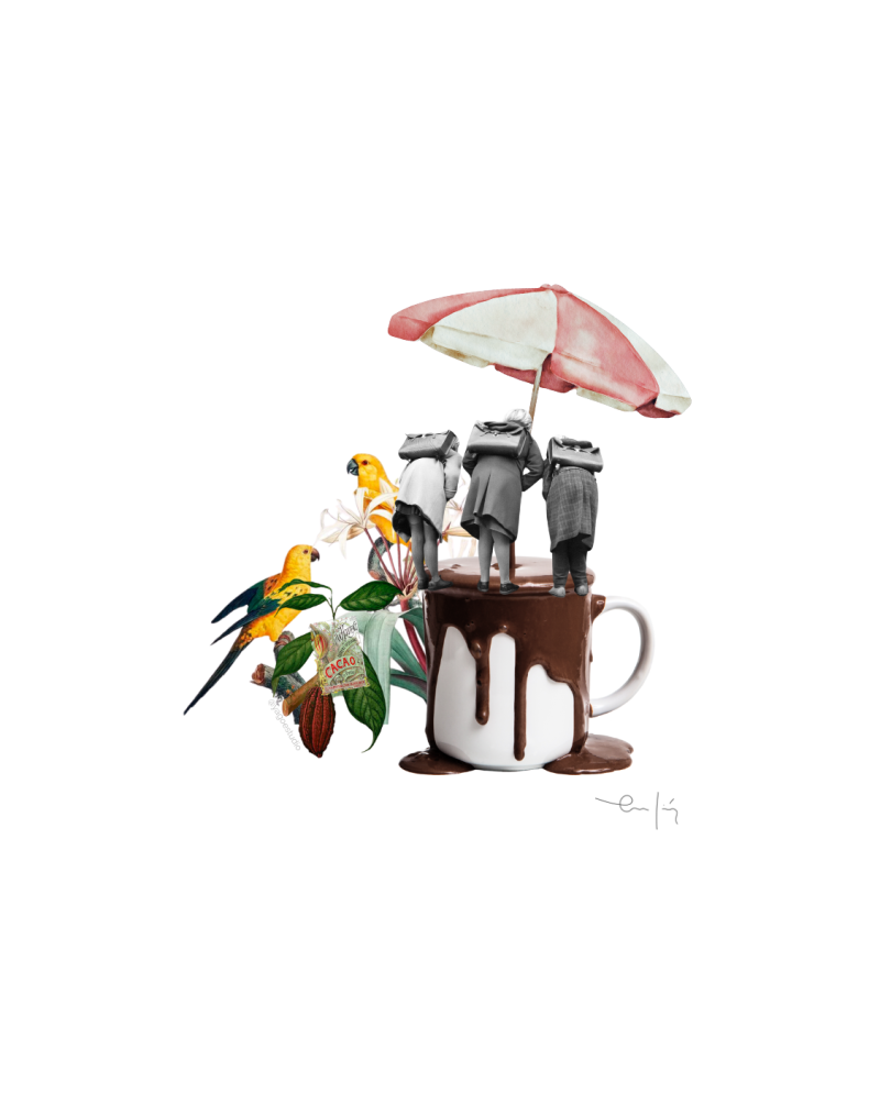 Lámina Collage en papel alta calidad by Elena Yago | Terracerámica