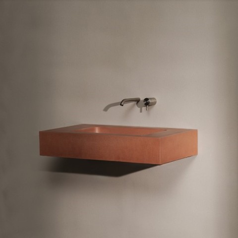 River de Sira es un lavabo sobreencimera de hormigón | Terracerámica
