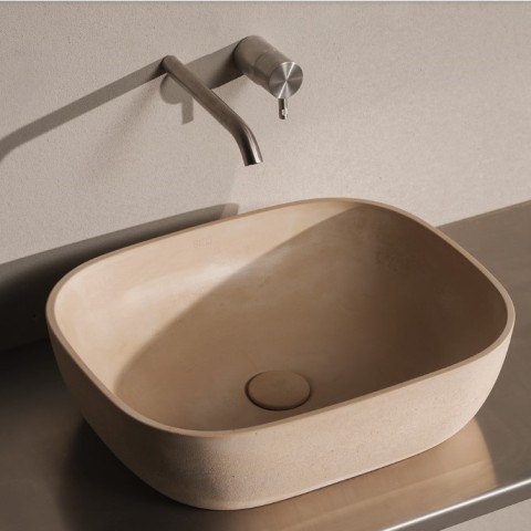 Cala de Sira es un lavabo sobreencimera de hormigón | Terracerámica