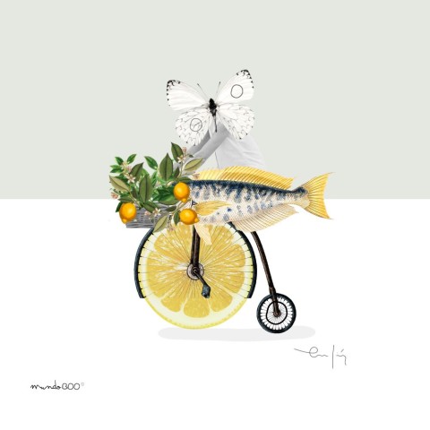 Lámina Collage en papel alta calidad by Elena Yago | Terracerámica