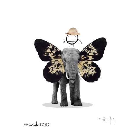 Lámina Collage en papel alta calidad by Elena Yago | Terracerámica