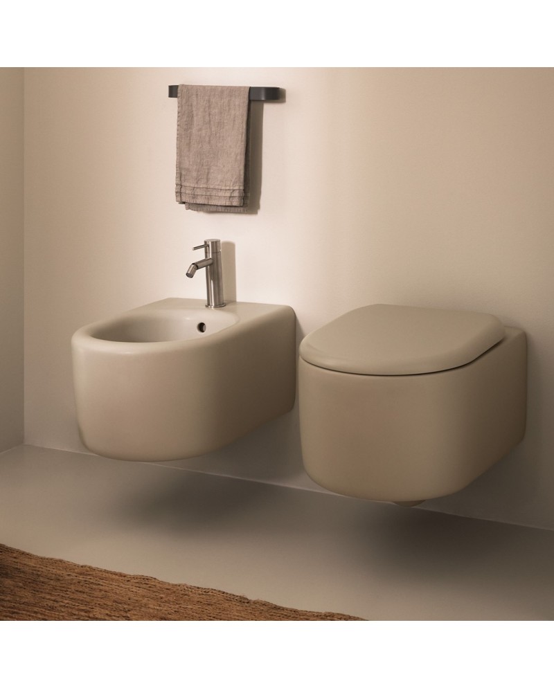 Bidet suspendido Itaca de Cielo en varios colores | Terracerámica