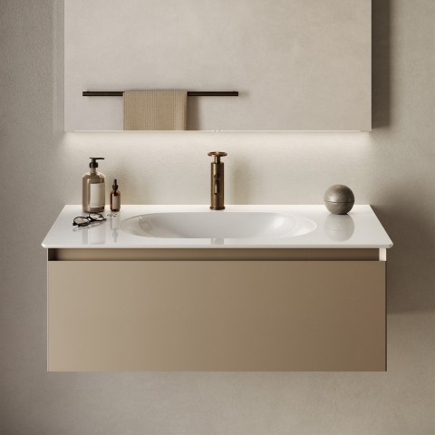 Sfera125 es un lavabo cerámico encastrado de Catalano | Terracerámica