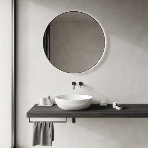 Sfera60 es un lavabo cerámico sobreencimera  de Catalano | Terracerámica