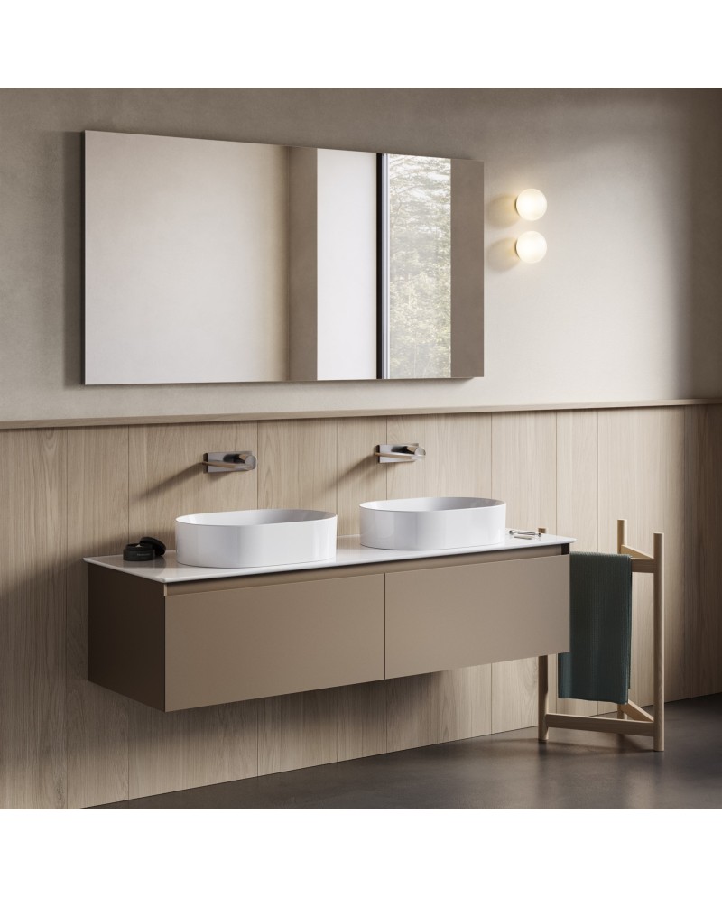 Zero es un lavabo cerámico sobreencimera  de Catalano | Terracerámica