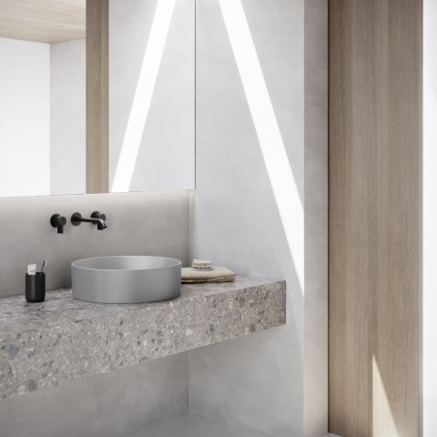 Zero es un lavabo cerámico sobreencimera  de Catalano | Terracerámica