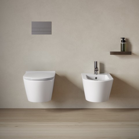 Zero es un bidet suspendido de Catalano | Terracerámica