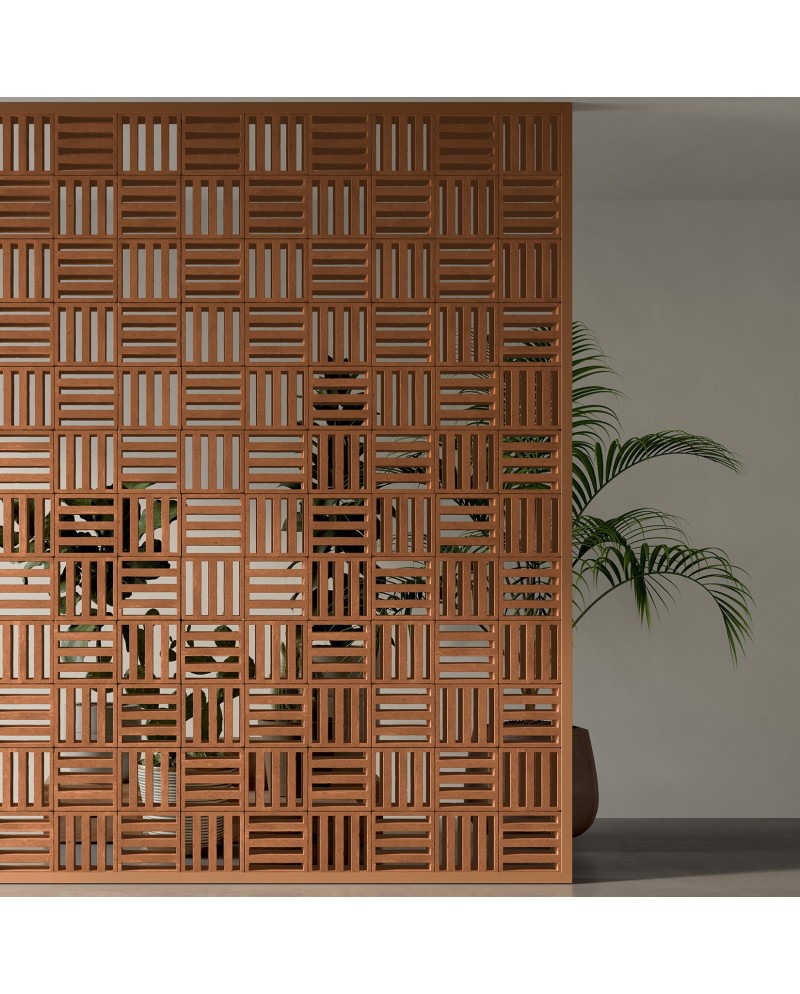 Celosía Tally en Terracota para Mutina | Terracerámica