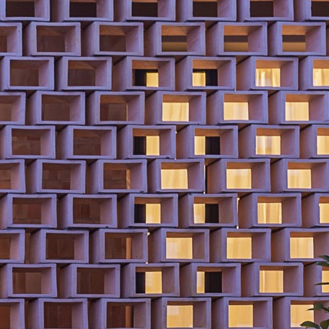 Celosía Pals en barro extrusado | Terracerámica