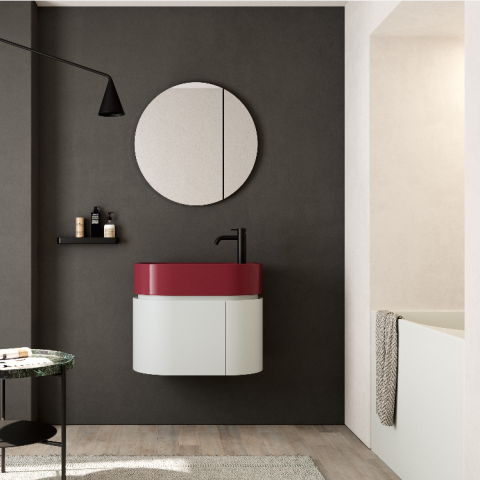 Nic Mini Living Ovalado es un lavabo sobre encimera | Terracerámica