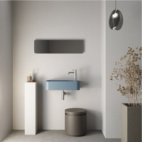 Nic Mini Living Nanoo es un lavabo sobreencimera | Terracerámica