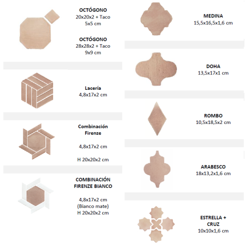 Baldosas en terracota natural hechas a mano | Terracerámica