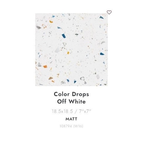 DROPS is a porcelain inspired by Wow Terrazzo | Terracerámica