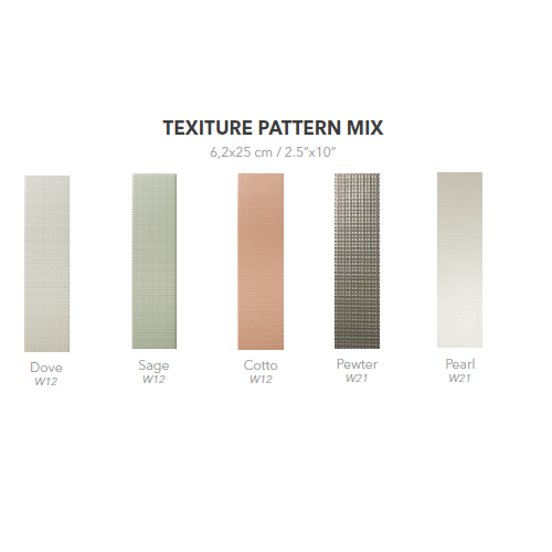 Texiture es un azulejo de pasta blanca de la marca Wow | Terracerámica