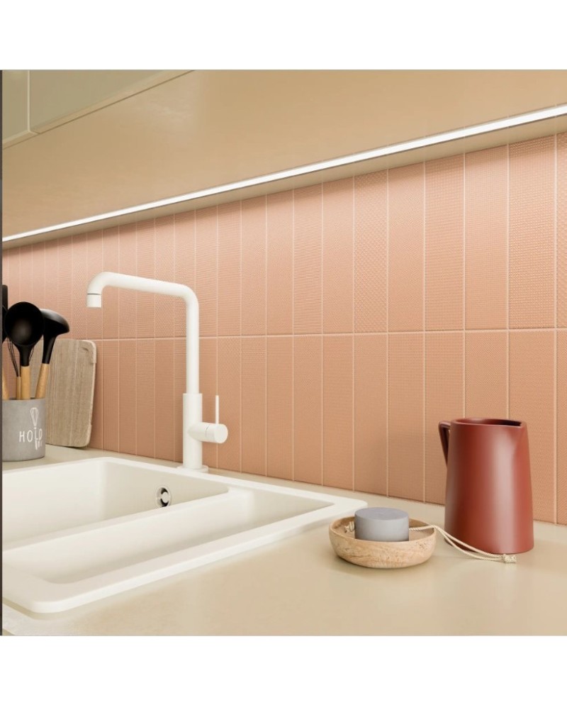 Texiture es un azulejo de pasta blanca de la marca Wow | Terracerámica