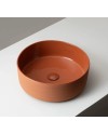 Abaco T. Rossa de Terzofoco es un lavabo sobre encimera | Terracerámica
