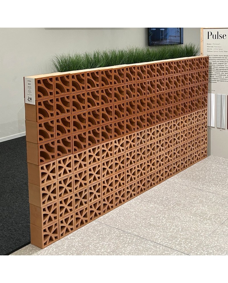 Split Blend Deco es una celosia esmaltada de Sartoria | Terracerámica