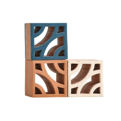 Split Blend Deco es una celosia esmaltada de Sartoria | Terracerámica