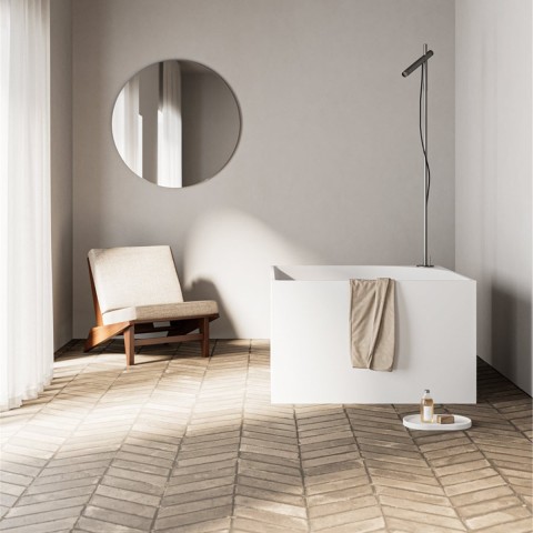 Bañera exenta de la marca NIC, modelo TUB en colores | Terracerámica