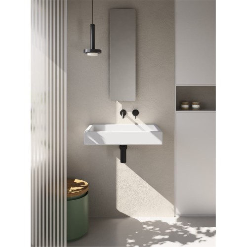 Canale 60 es un lavabo cerámico de colores de Nic | Terracerámica