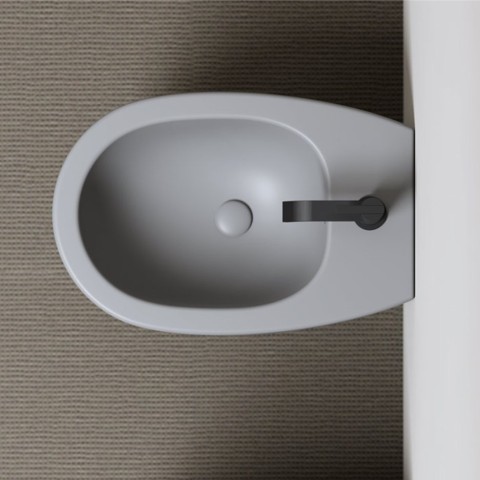 Milk es un bidé a suelo de Nic en colores | Terracerámica