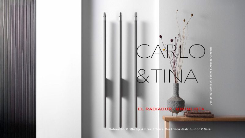 Carlo & Tina de Antrax: diseño, calidez y minimalismo en un radiador